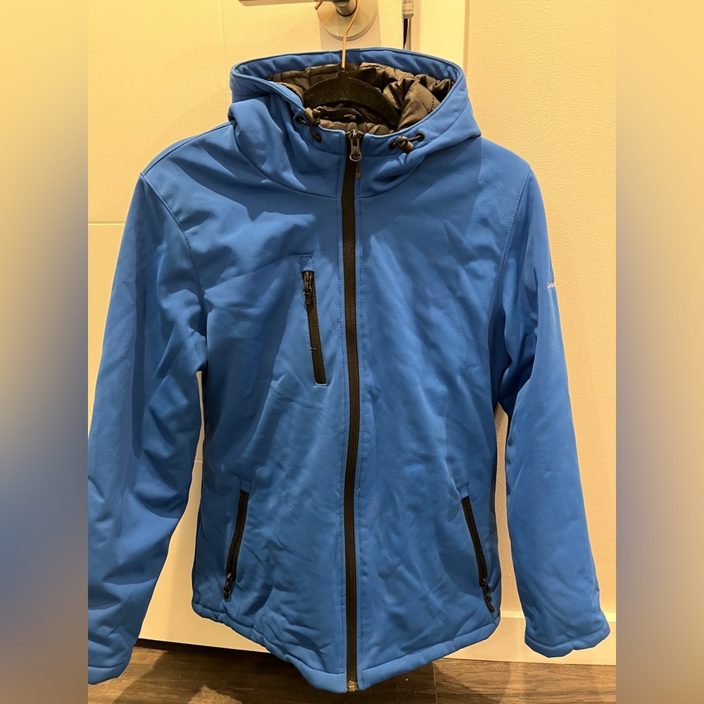Blue Hooded Jacket